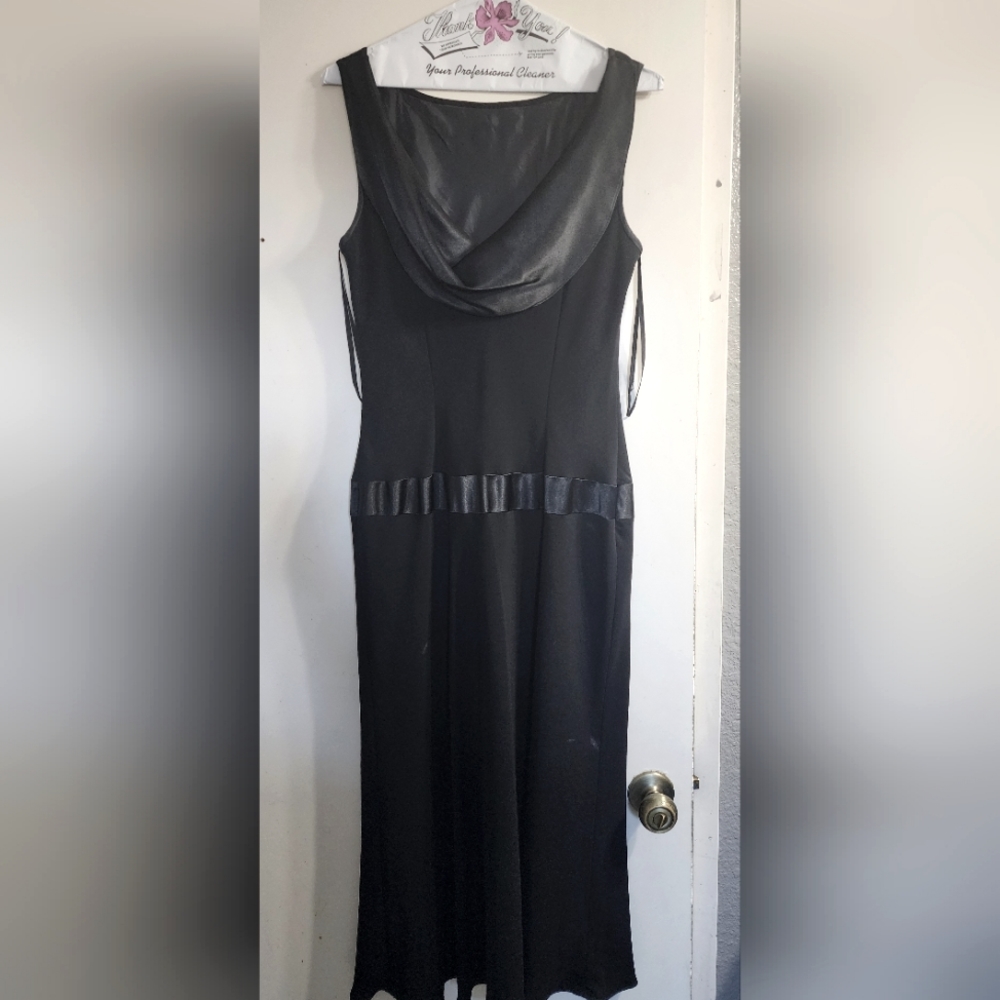 Black formal/cocktail dress, mid length